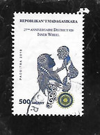 TIMBRE OBLITERE DE MADAGASCAR DE 2018 - Madagascar (1960-...)