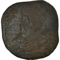 Monnaie, Pays-Bas Espagnols, Philippe II, Liard, 1586, Tournai, TB+, Cuivre - Other & Unclassified