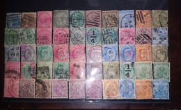 India Inglesa. Conjunto De 211 Sellos Diferentes En Cuatro Fichas - Used Stamps