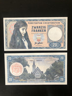 2020 Matej Gabris 20 Franken Liechtenstein Vaduz Landtag St Nicholas Balzer Série Y UNC SPECIMEN ESSAY Tirage Limité - Fiktive & Specimen