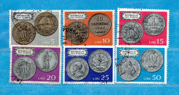 SAN MARINO ° 1972 - MONETE DELLA REPUBBLICA DI SAN MARINO  .Unif. 868 à 873. 6 Valori. Usati - Used Stamps