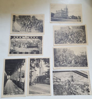 ANTIQUE LOT X8 POSTCARD PORTUGAL BUSSACO PALACE HOTEL UNUSED Nº3 - Aveiro