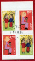 NORWAY 2004 Christmas Two Pairs In Block Used.  Michel  1516-17 Dl-Dr - Oblitérés