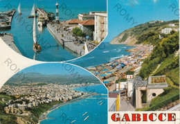 CARTOLINA  GABICCE MARE,PESARO,MARCHE,MARE,SOLE,LUNGOMARE,ESTATE,VACANZA,SPIAGGIA,BELLA ITALIA,VIAGGIATA 1972 - Pesaro