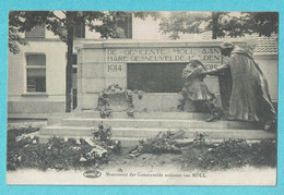 * Mol - Moll (Antwerpen - Kempen) * (Préaux à Ghlin - Foto Meuleman Rethy) Monument Der Gesneuvelde Soldaten, Statue - Mol