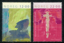 NORWAY 2004 800th Birth Anniversary Of King Haakon IV MNH / **.  Michel  1505-06 - Unused Stamps
