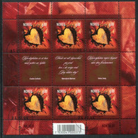 NORWAY 2004 Valentine's Day Sheetlet Used.  Michel  1496 Kb - Usati