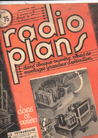 Radio Plans  N° 59 De Septembre 1938  Sommaire  Le Tétrarouge Et L'Automatic R.P. - Audio-Video