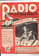Radio Constructeur De Février 1939  N° 29  Numéro Spécial D' Initiation - Audio-video