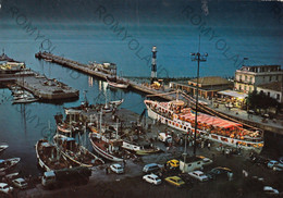 CARTOLINA  GABICCE MARE,PESARO,MARCHE,RIVIERA ADRIATICA,NOTURNA DEL PORTO,SPIAGGIA,MARE,SOLE,ESTATE,VIAGGIATA 1978 - Pesaro