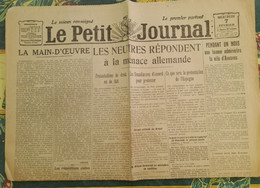 Quotidien Le Petit Journal 7 Fevrier 1917 Pendant Un Mois Une Femme Administra La Ville D'avesnes - Le Petit Journal