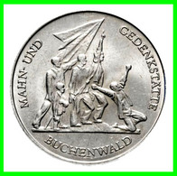 ( GERMANY ) REPUBLICA DEMOCRATICA DE ALEMANIA AÑO 1972 ( RDA ) MONEDA DE 10-DM (BUCHENWALD MEMORIAL OBV: STATE EMBLEM, - Verzamelingen