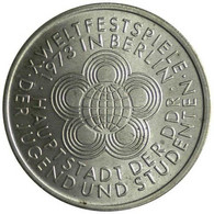 ( GERMANY ) REPUBLICA DEMOCRATICA DE ALEMANIA AÑO 1973 ( RDA ) MONEDA DE 10-DM - (10TH FESTIVAL GAMES OBV: STATE EMBLEM, - Collezioni