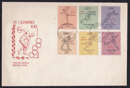 Triest B, 1952, Helsinki Olympics, FDC - Summer 1952: Helsinki