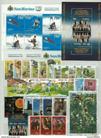 SAN MARINO 1994 ANNATA COMPLETA+ BF   ** MNH - Annate Complete