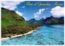 (1 G 9)  French Polynesia Postcard Posted To Australia (1994) - Moorea Baie Of Opunphu - Polynésie Française