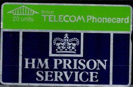UNITED KINGDOM 1993 BT PHONECARD HM PRISON SERVICE USED VF!! - Altri & Non Classificati