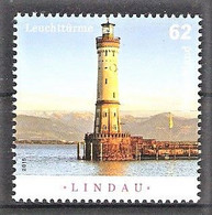 BRD Mi.Nr. 3157 ** Leuchtturm Lindau 2015 - Unused Stamps