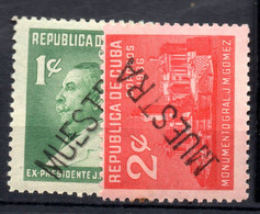 39578 CUBA  1936 Gral Jose M Gomez Ovpt. *MUESTRA" In Black/Mint - Sin Dentar, Pruebas De Impresión Y Variedades