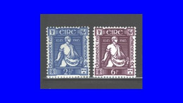 IRELAND 1945 "THOMAS DAVIS & YOUNG IRELANDERS" #131-132 MNH - Unused Stamps
