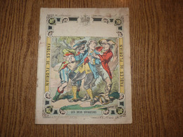 Protège-Cahier/Couverture "Fables De Florian - Les Deux Voyageurs" - Format Plié 22,5 Cm X 17,7 Cm Environ. - Protège-cahiers