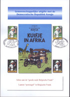 Belgie - 2001 - OBP - Kuifje - Tintin ** 3049 - Twee Zegels - Gem. Uitgifte Met Congo ** - Unused Stamps
