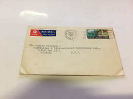 (1 G 11 A)  Letter Posted From New Zealand To Australia - NAC Air Mail - 1970 - Brieven En Documenten