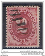 U.S.A.:  1887/89  POSTAGE  DUE  -  2  C. USED  STAMP  -  YV/TELL. 9 - Taxe Sur Le Port