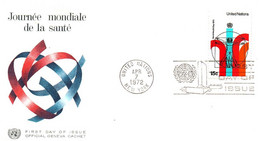 ( 10-35 )FDC UNITED NATIONS APR 07 1972   Journée Mondiale De La Santé - Gebraucht