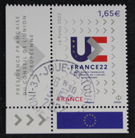 France 2022 -  Présidence Française Du Conseil De L'Union Européenne Oblitéré - Used Stamps