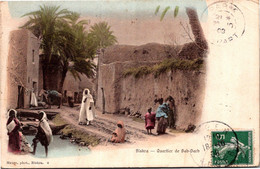 BISKRA - Quartier Du Bab Darb (couleur )(pli Coin Droit) - Biskra