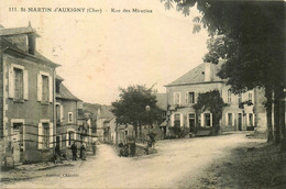 St Martin D'auxigny * La Rue Des Miracles * Villageois - Autres & Non Classés