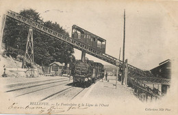 Train Et Funiculaire à Bellevue Ligne De L' Ouest - Treinen