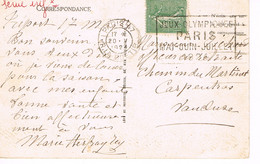 MARQUE POSTALE -  JEUX OLYMPIQUES 1924 - RUE LA BOETIE - 20-05-1924 - - Summer 1924: Paris