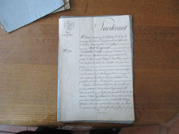 21 9bre 1829 VILLERS GUISLAIN VENTE PAR JEANBAPTISTE BOITELLE MULQUINIER A JEANBAPTISTE MAZY TISSUTIER EN COTON A VILLER - Manuscripts