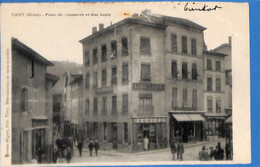 69 -  Rhône    -Thizy  - Place Du Commerce Et Rue Bazin  (N7279) - Thizy