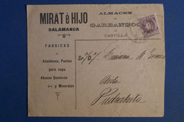 AQ9 ESPAGNE  BELLE LETTRE 1924 ALMACEN+AFFRANCH. INTERESSANT - Lettres & Documents