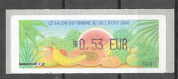 Vignette : Le Salon Du Timbre Et De L'Ecrit 2006. - 1999-2009 Illustrated Franking Labels