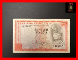 MALAYSIA 10 Ringgit  1972   P. 9    VF - Malaysie