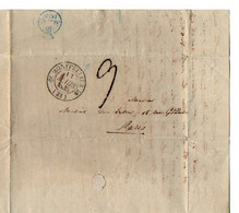 TB 3084 - 1835 - LAC - Lettre De Melle Marie CREUZE De LESSER à MONTPELLIER Pour Son Bon Papa à PARIS - 1801-1848: Précurseurs XIX