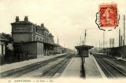 St Denis * La Gare De La Commune * Ligne Chemin De Fer - Saint Denis