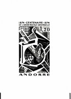 N°748 N -photo Maquette Timbre D'Andorre - Other & Unclassified