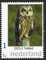 Nederland  2022-2   Uilen - Velduil   Long-eared Owl      Postfris/mnh/neuf - Ongebruikt