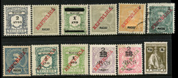 MACAU -  2 Portado Stamps, 7 Stamps King Carlos, 1 Seres Stamps. Unused And Used. Cat Value GBP 110. - Other & Unclassified