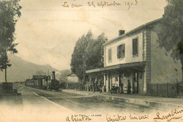 La Crau * Vue Sur La Gare Du Village * Train Locomotive * Ligne Chemin De Fer - La Crau