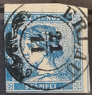 AUSTRIA 1851 - Canceled - ANK 6 Ib - Blauer Merkur - Journaux