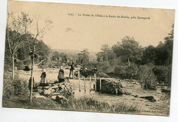 29 QUIMPERLE Environs Paysans Sur Pont Bois Roche Du Diable Vallée De L'Ellée   1910  - Coll H Laurent 2357   D21 2020 - Quimperlé