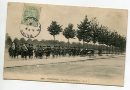 94 VINCENNES Militaires Musiciens Une Marche Militaire écrite Timbrée Vers 1906    D22 2020 - Vincennes