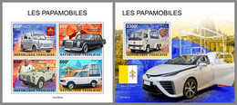 TOGO 2021 MNH Pope John Paul II. Papst Paul II. Pape Jean Paul II. Popemobiles M/S+S/S - OFFICIAL ISSUE - DHQ2206 - Papas