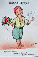 BONNE ANNEE Por Vous Tous ................. Signé CHAGNY - Editeur 9 Rue Valentin ALGER_en 1926 - Chagny